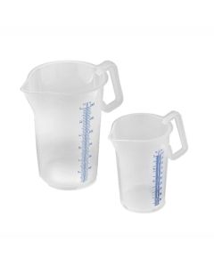 Pavoni Caraffa Graduata Professionale Lt.0,5 in polipropilene