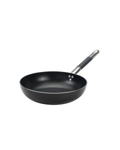 AGNELLI Al Black Padella Svasata Alta Alluminio Antiaderente 1 Manico Inox