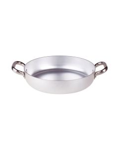 AGNELLI Tegame Alluminio 2 Maniglie Inox Cm 22