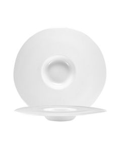 LE COQ Aphros Pasta bowl bianco lucido e matt Ø cm 32 - Confezione 4 pezzi