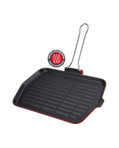 ILSA Dietella Induction Bistecchiera rettangolare in ghisa smaltata cm 23x36