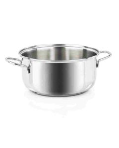 BARAZZONI Bonita Casseruola 2 manici Acciaio Inox cm 24x12 L 5