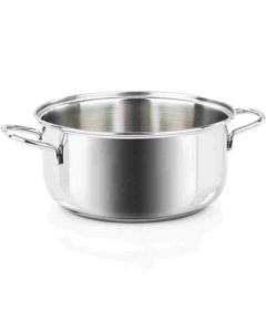 BARAZZONI Bonita Casseruola 2 manici Acciaio Inox cm 28x14 L 7