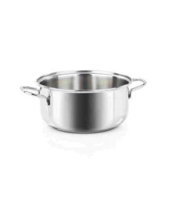 BARAZZONI Bonita Casseruola 2 manici Acciaio Inox cm 18x10 L 2