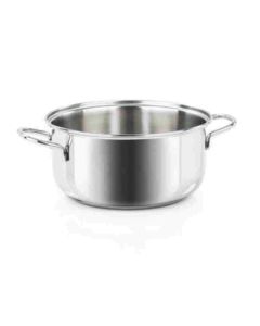 BARAZZONI Bonita Casseruola 2 manici Acciaio Inox cm 22x11 L 3