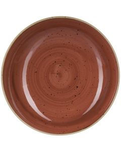 CHURCHILL Stonecast Piatto Fondo Coupe Arancione Cm 24