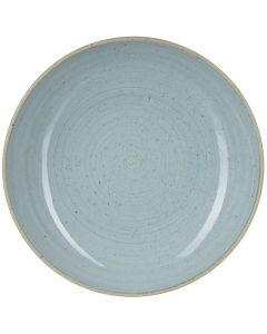 CHURCHILL Stonecast Piatto Fondo Coupe Azzurro Cm 24