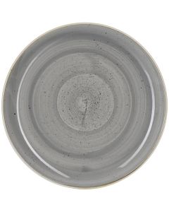 CHURCHILL Stonecast Piatto Piano Coupe Grigio Cm 28