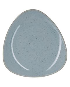 CHURCHILL Stonecast Piatto Piano Triangolare Azzurro 22