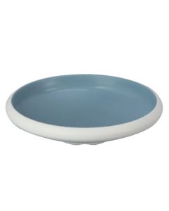 EFAY Taiji Piatto fondo azzurro in melamina