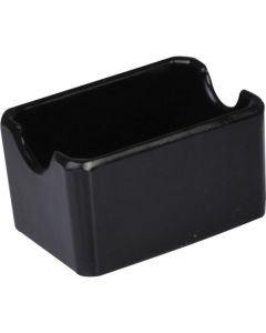 EFAY Porta bustine zucchero/tè nero in melamina cm 9x6,4 - Confezione da 12 pezzi