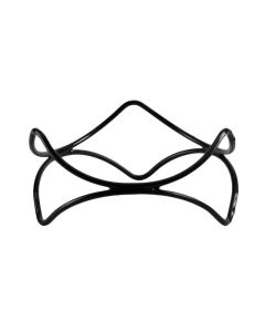 EFAY Stand universale antiscivolo Nero "Dance" Acciaio rivestito in PVC cm 21