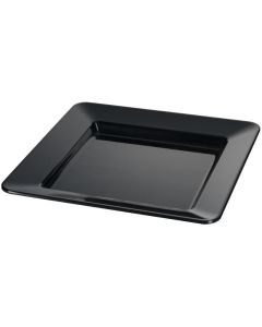 EFAY Vassoio quadro Nero "Dido" Melamina 100% cm 25,4