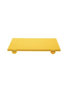 EUROCEPPI Tagliere Polietilene Giallo Cm 80x40xH2