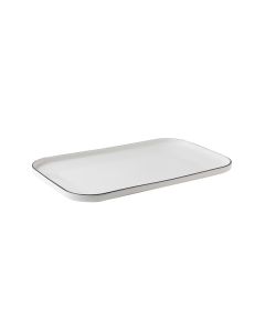 Table Top Piatto pane Filo Nero cm 16,5 - Confezione da 6 pezzi
