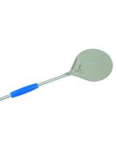 GIMETAL Pala Tonda Inox D. Cm 20 Man. Cm 180 Azzurra
