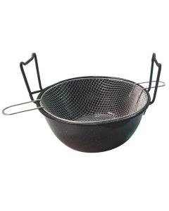 ILSA Friggitrice con cestello in ferro smaltato-nichelato cm 26