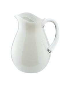 ILSA Caraffa Onice con coperchio Finitura Bianca Acrilico 2 L