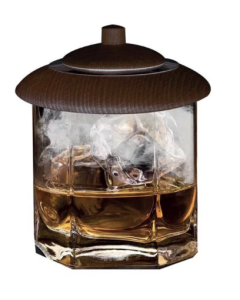 Bisetti Affumicatore per Whisky e Cocktails in legno di faggio wengè