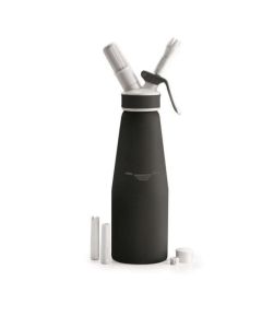 LACOR Sifone Panna nero in alluminio