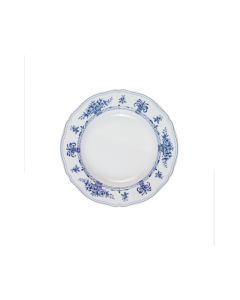 LE COQ NEOS ANTHIROS Piatto fondo bianco e blu 23,5 cm - Confezione da 6 pez