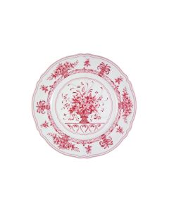 LE COQ NEOS ANTHIROS Piatto rotondo bianco e porpora 32 cm - Confezione da 6 pezzi