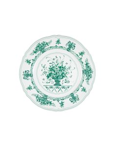 LE COQ NEOS ANTHIROS Piatto frutta bianco e verde 20,5 cm - Confezione da 6 pezzi