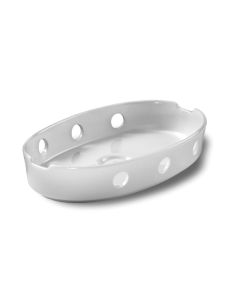 LE COQ Estia Fornello Bianco 25x15 cm H. 5 cm - Confezione 4 pezzi
