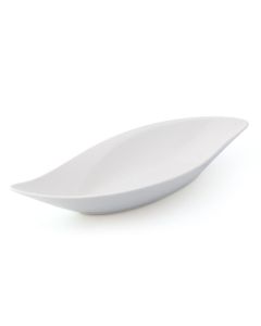 LE COQ Febe Coppa foglia color avorio 31x13 cm H. 5 cm