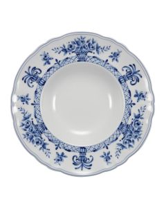 LE COQ NEOS ANTHIROS Pastabowl bianco e blu 26,5 cm - Confezione da 4 pezzi