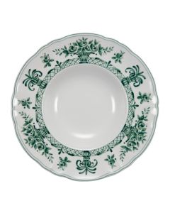 LE COQ NEOS ANTHIROS Pastabowl bianco e verde 26,5 cm - Confezione da 4 pezzi
