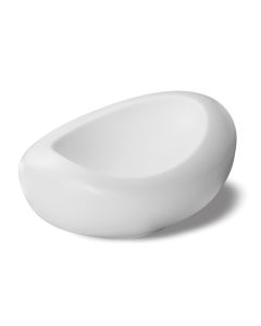 LE COQ Ninfa Coppa Ovale Gourmet bianco matt 20x15 cm H. 9 cm