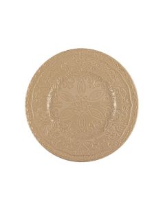 LE COQ Skalistos Piatto Pane verde salvia con decoro in rilievo 15 cm - Confezione 6 pezzi