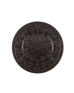 LE COQ Skalistos Piatto Pane verde salvia con decoro in rilievo 15 cm - Confezione 6 pezzi