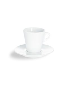 TOGNANA Mara Tazza The Con Piattino Bianco Cc 200 - Confezione da 6 pezzi
