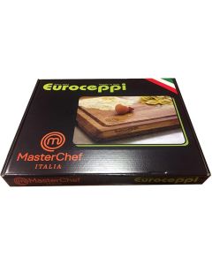 EUROCEPPI Tagliere in legno lamellare di rovere Masterchef cm 45x35