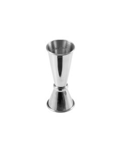 Misurino Doppio Cocktail Mixage con interno graduato in Acciao Inox 18/10 cl 1