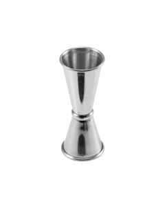 Misurino Doppio Cocktail Mixage con interno graduato in Acciao Inox 18/10 cl 3/4,5