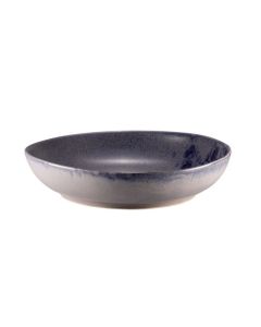 LE COQ Phobos Coppa Tonda grigia puntinata blu 28 cm - Confezione 4 pezzi