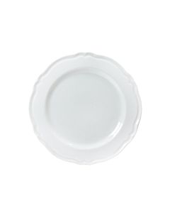 Saturnia Praga Piatto Frutta cm 21 Bianco - Confezione da 12 pezzi