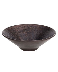 Tognana Bowl Conica Cm 22 Corten Melamina Marrone - Confezione da 6 pezzi