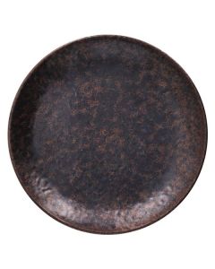 Tognana Piatto Coupe Cm 26 Corten Melamina Marrone - Confezione da 4 pezzi