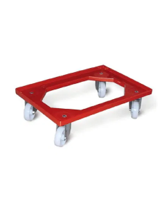 Pavoni Carrello per bacinelle pizza cm 60x40 rosso