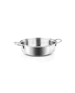 BARAZZONI Bonita Tegame 2 manici Acciaio Inox cm 22 L 2