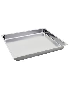 Inox Macel Vassoio teglia a bordo piano in acciaio inox GN 2/1 cm 65x53x4