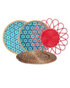 Le Coq - TERSICORE Collezione di segnaposto in rattan/bamboo