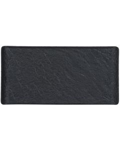 TOGNANA Vulcania Piatto Rettangolare Nero Cm 26