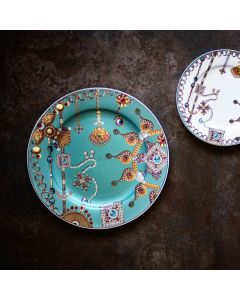 LE COQ Lithos salvia - Servizio piatti colorati