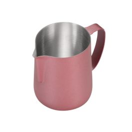 ILSA Pen Jug Lattiera per cappuccino in acciaio inox 18/10 con finitura metallizzata rosa tazze 3 cl 35