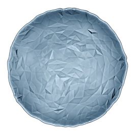 Bormioli Rocco Piatto Diamond in vetro blu da cm 33 - Confezione da 12 pz.